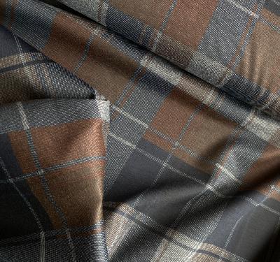 Tissu cossais brown elastic check
