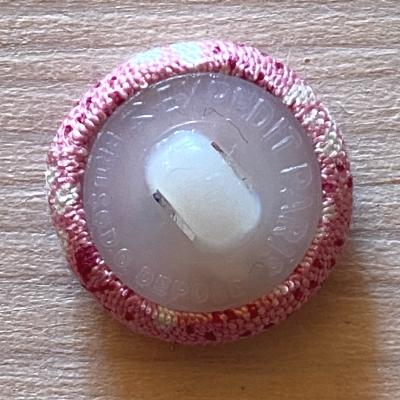 Bouton recouvert Tilda Meadow pink