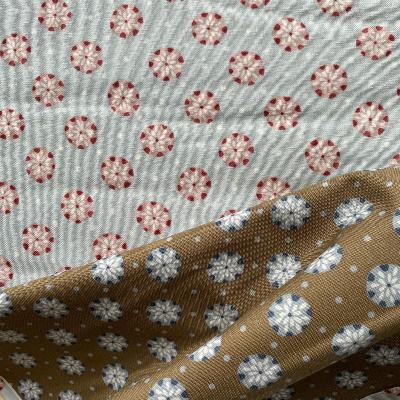 Tissu heartstrings buttons in brown and teal