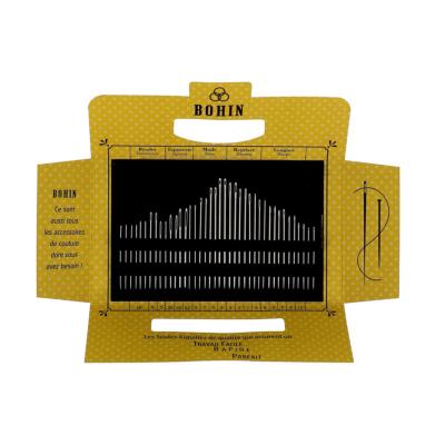 Pochette d'aiguilles à coudre Bohin, Assortiment
