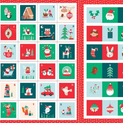 Panneau Calendrier de l'Avent