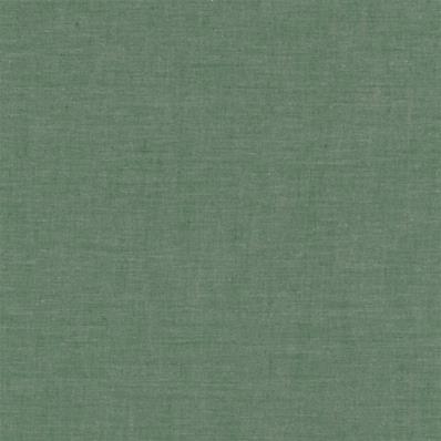 Tissu Chambray vert de gris