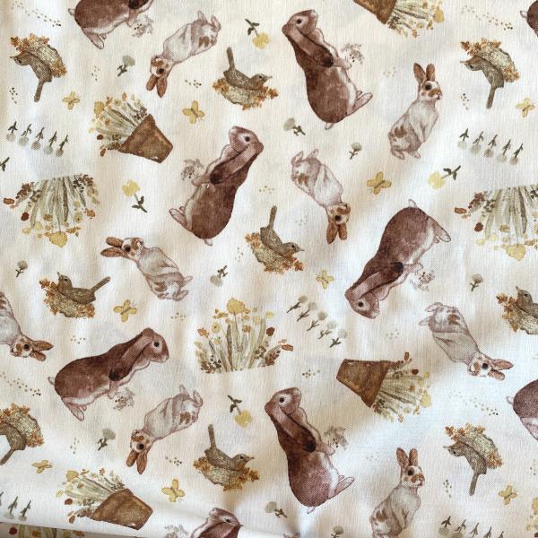 Tissu famille lapins - Coll. You are my sunshine