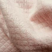 Tissu matelass rose-pale