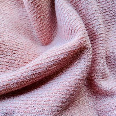 Jersey tricot fluide rose