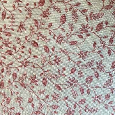 Tissu fleurs rouges - American collection