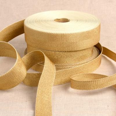 Sangle mtallique dore - 3 cm de large
