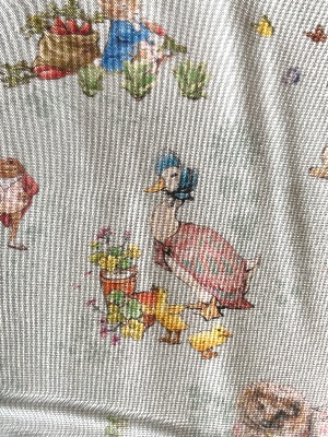 Tissu Peter rabbit and friends