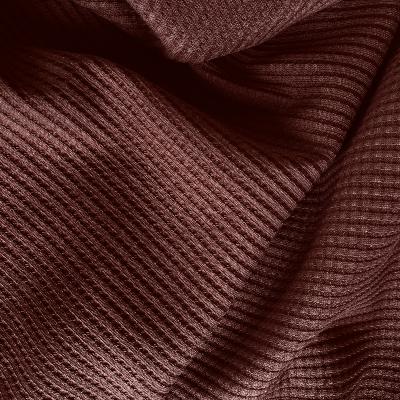 Tissu avalana knit nid d'abeille marron