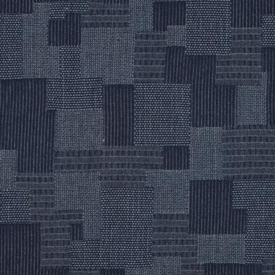 Denim jacquard géométrie