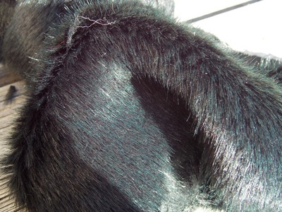 Synthetic fur ribbon by 25 cm