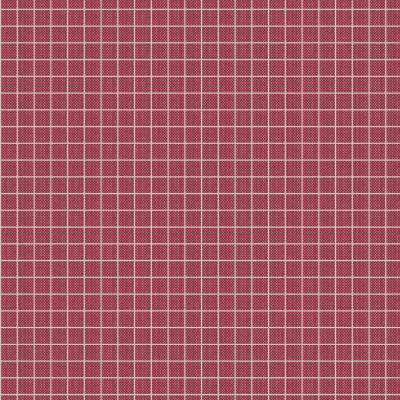 Tissu Tilda Creating Memories Winter plaid burgundy