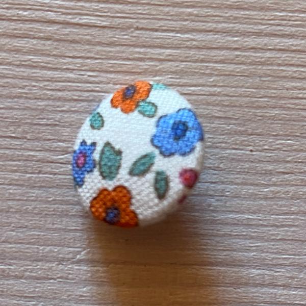 Bouton recouvert Tilda Evie Blue