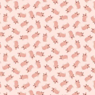 Tissu petits cochons