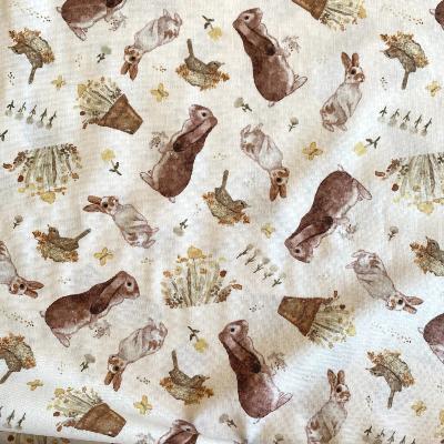 Tissu famille lapins - Coll. You are my sunshine