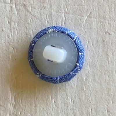 Bouton recouvert Tilda Gracie Blue