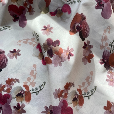 Tissu Liberty Tana Lawn Orchid festival