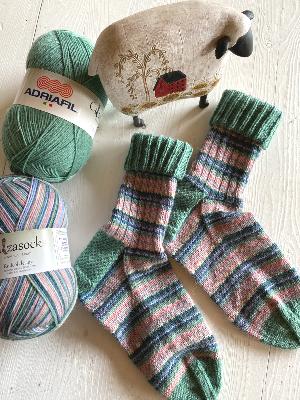 Laine Calzasocks auto-rayante fantaisie délicate