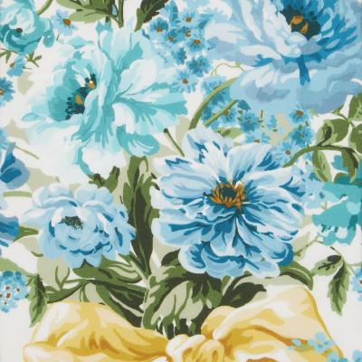  Tissu Liberty Bridgerton Tana Lawn® Bow bouquet bleu