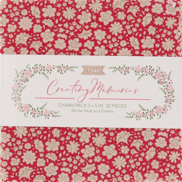 Charm pack de tissus Tilda Creating Memories Winter