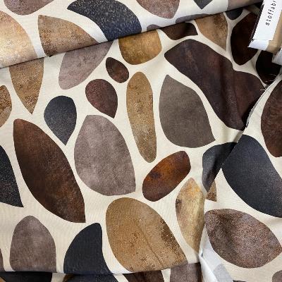 Twill de Viscose 25 feuilles d'automne