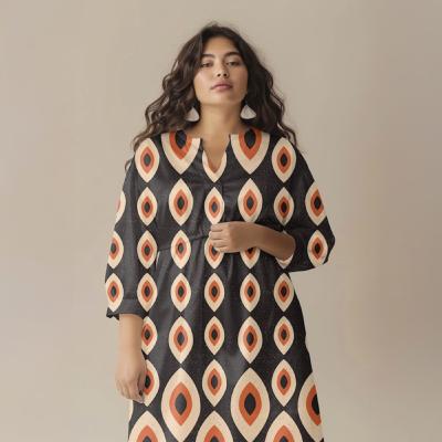 Twill de Viscose Fall 25 géométrie