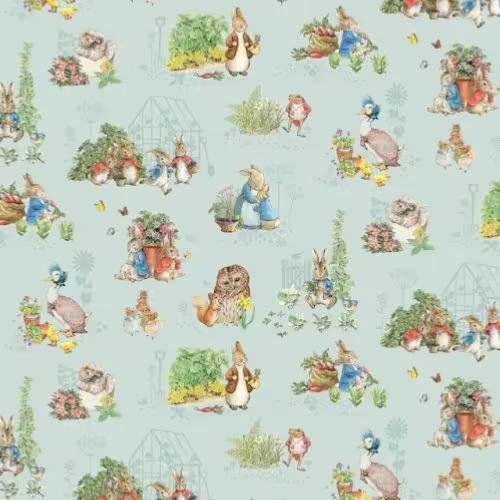 Tissu Peter rabbit and friends