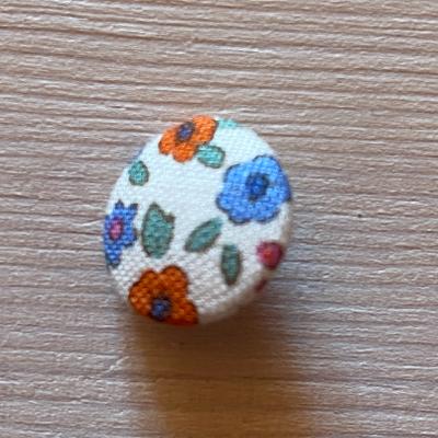 Bouton recouvert Tilda Evie Blue