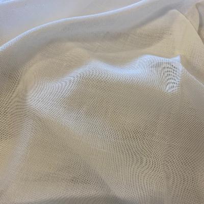 Voilage trs grande largeur polyester lin par 50 cm