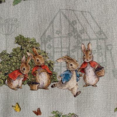 Tissu Peter rabbit and friends