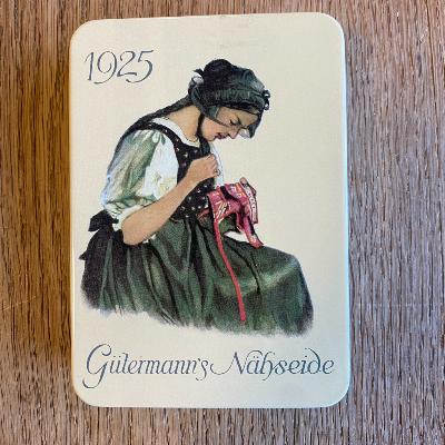 Coffret mtallique assortiment de fils Gtermann