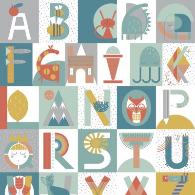 Panneau alphabet, collection Playtime