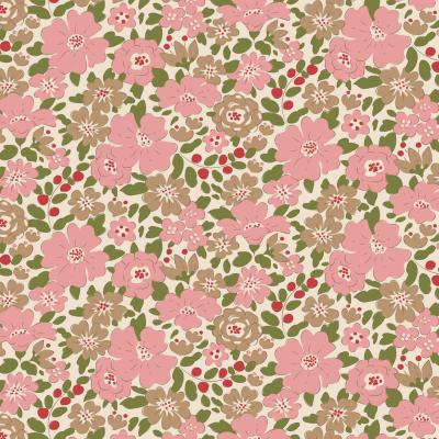 Tissu Tilda Creating Memories Winter Harper pink