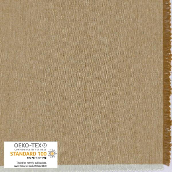 Tissu Chambray gris beige