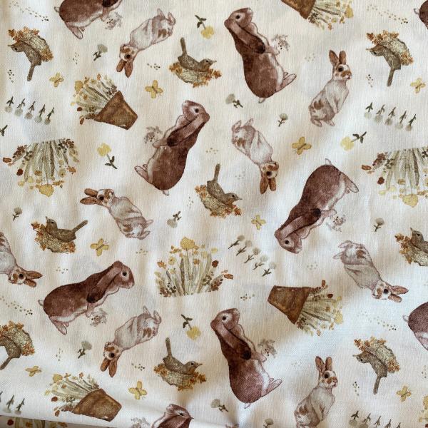 Tissu famille lapins - Coll. You are my sunshine