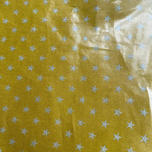 Coton enduit étoiles