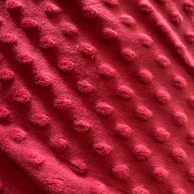 Tissu Minky framboise