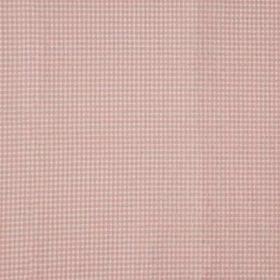 Tissu seersucker  carreaux rose