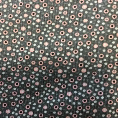 Multicolor round shapes jersey fabric