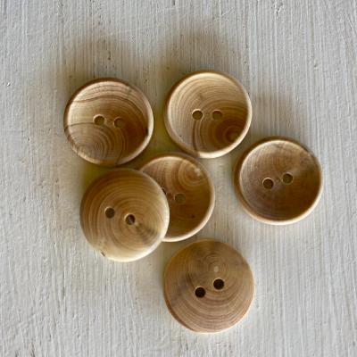 Lot de 6 boutons en buis de 15 mm