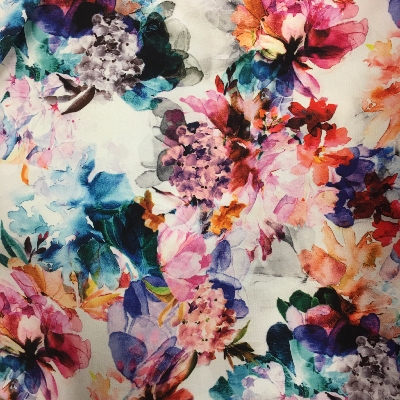 Floral crepe