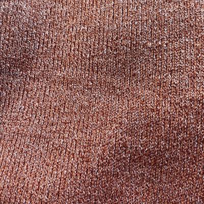 Rust fluid knit jersey