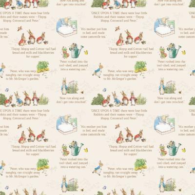 Tissu Peter rabbit, histoires