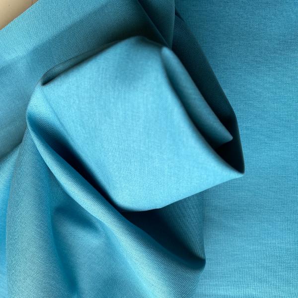 Coton uni grande largeur turquoise