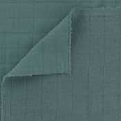 Tissu coton matelassé tayio vert
