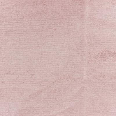 Tissu ponge micro fibre de bambou rose poudr